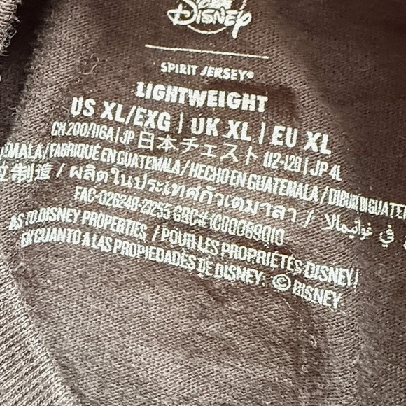 Spirit Jersey lion king Disney  kahuna matata gray spell out spirit jersey xl - Picture 5 of 5